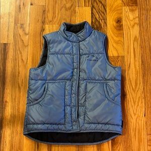 Vintage polo jeans co. Puffer vest in light blue